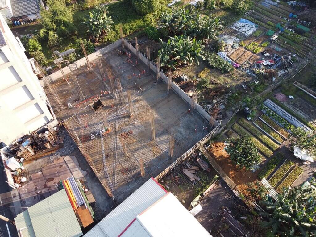 2020_12月18日_A_1F底版鋼筋及水電管線配置完成 6