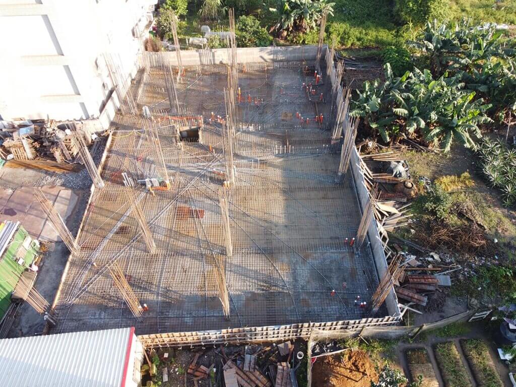 2020_12月18日_A_1F底版鋼筋及水電管線配置完成 4