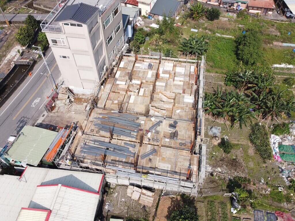 2021_01月26日_1F頂版模板組立完成、1F頂版樑版鋼筋綁紮 4