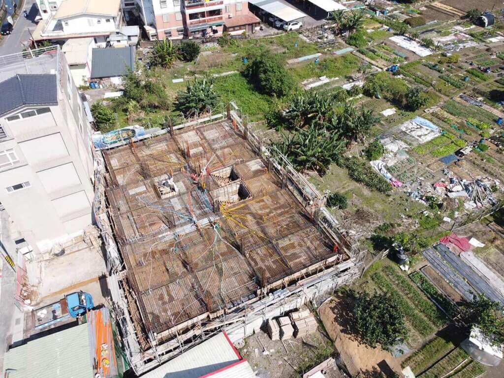 2021_01月31日_A_ 1F頂版鋼筋綁紮完成、1F頂版水電管線配置完成、1F頂版模板組立完成 6