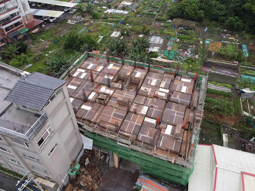 2021_03月09日_2F柱牆及2F頂版模板組立完成 7