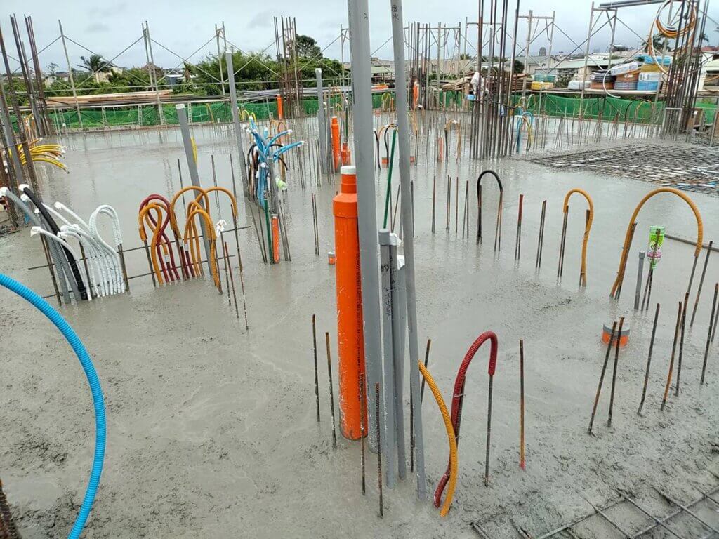 2021_04月14日_A_3F柱牆及4F底版梁版混凝土澆築 7