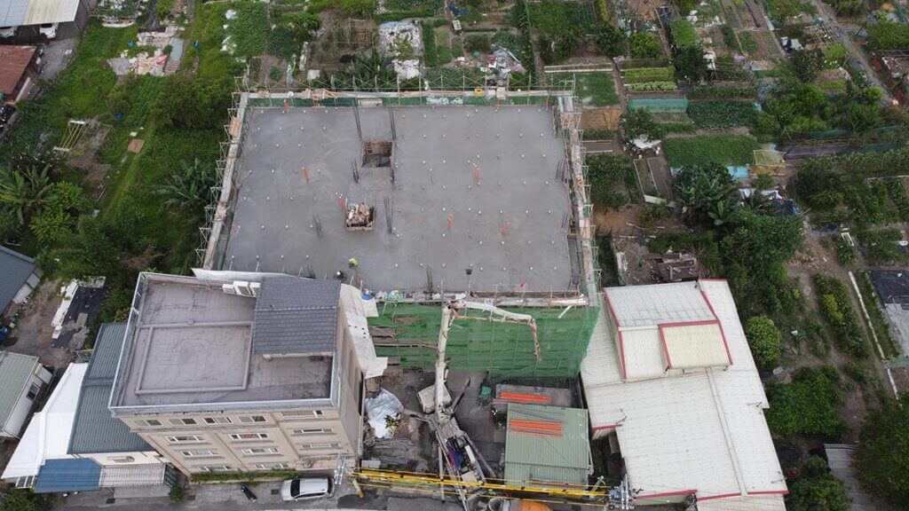 2021_05月19日_屋頂版混凝土澆築完成 2